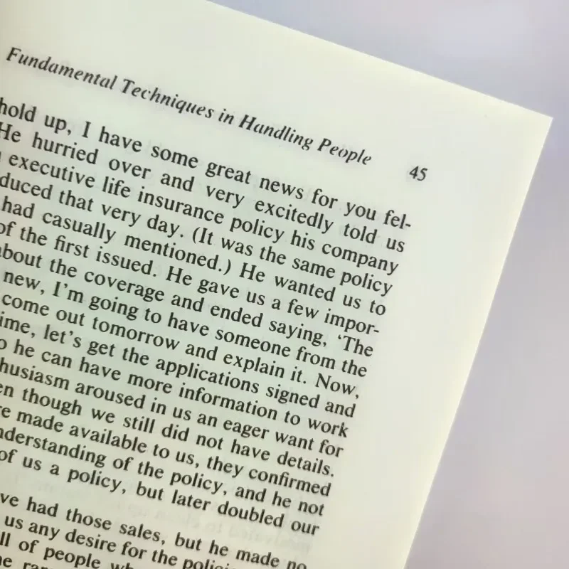 Dale Carnegie-Livre de lecture d\'auto-amélioration pour adultes, How to P1 Friends and Influence People, Compétences de communication