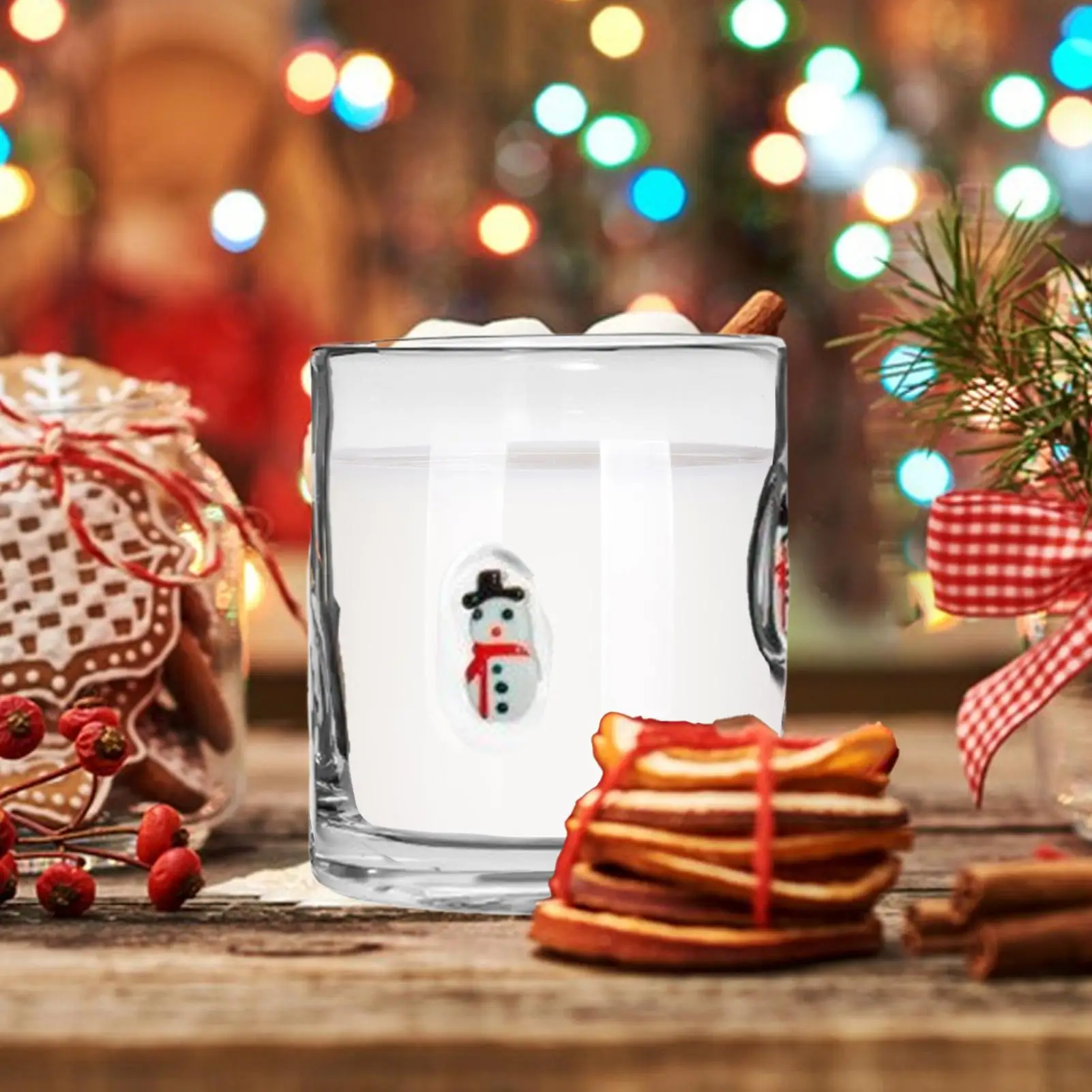 

Coffee Cups Christmas Holiday Themed Coffee Mug With Decoration Reusable Drinkware Glasses Mug For Beverages Travel Cafe Winter