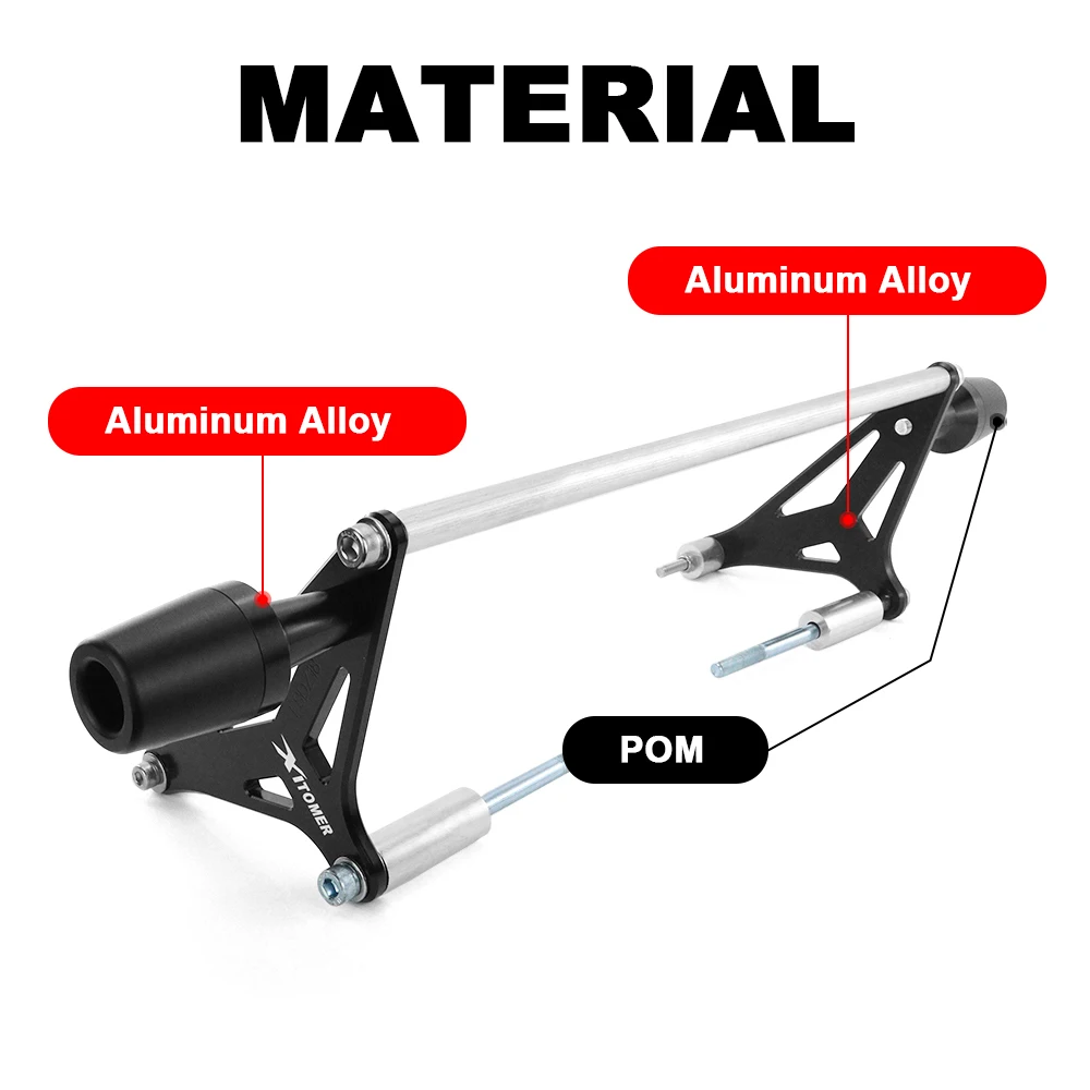 モーターサイクル落下防止フレーム,スライドフェアリングガード,クラッシュプロテクター,カワサキと互換性があり,650 s,2015-2023, 2024
