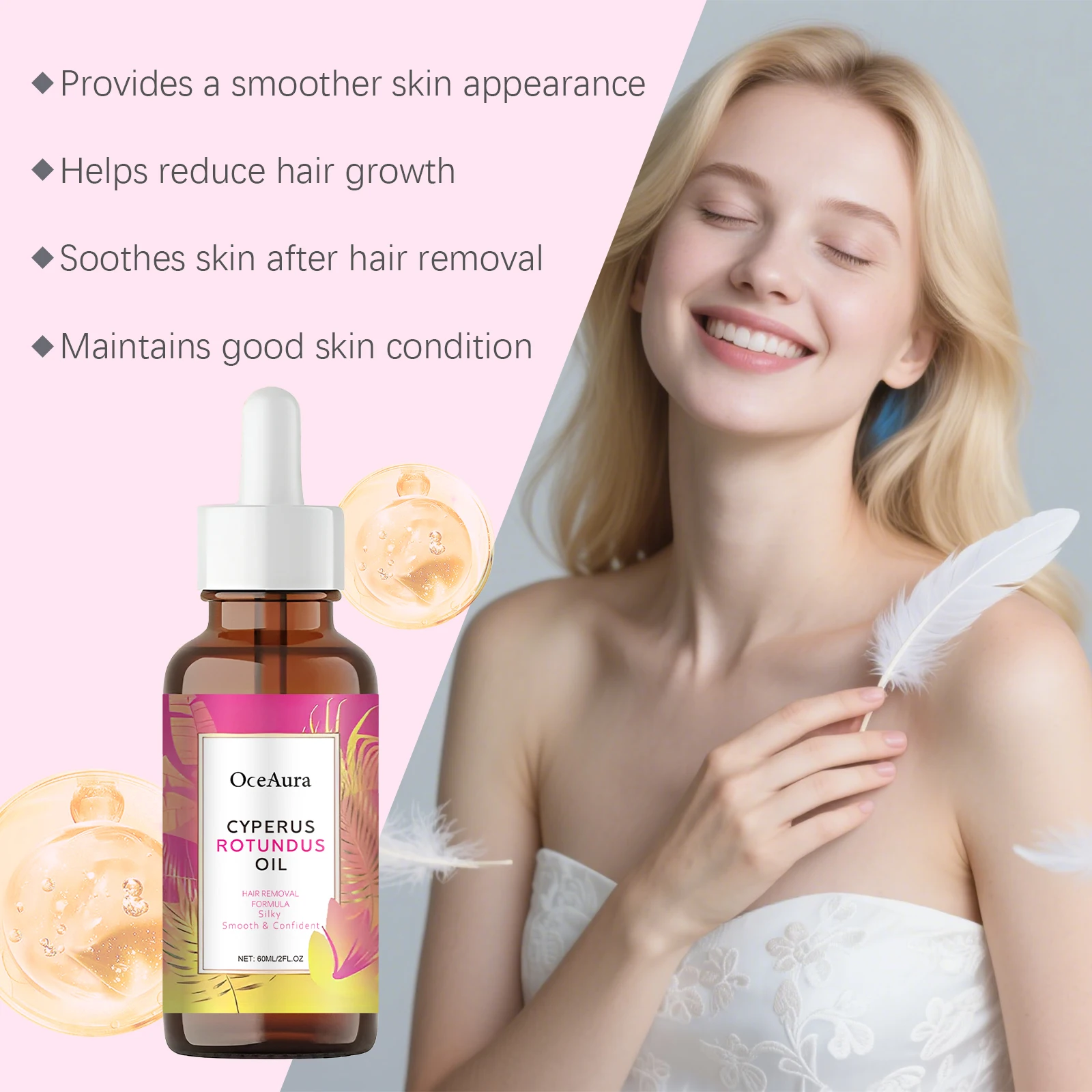 Hair Removal Care Essential Oi - огляд і ціна Hair Care With Aloe Vera