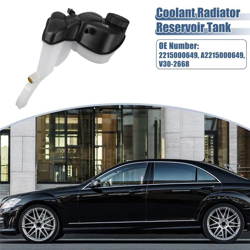 

Coolant Recovery Tank Expansion Reservoir Bottle 2215000649 A2215000649 For Mercedes Benz S280 S300 S350 W221 2005-2013