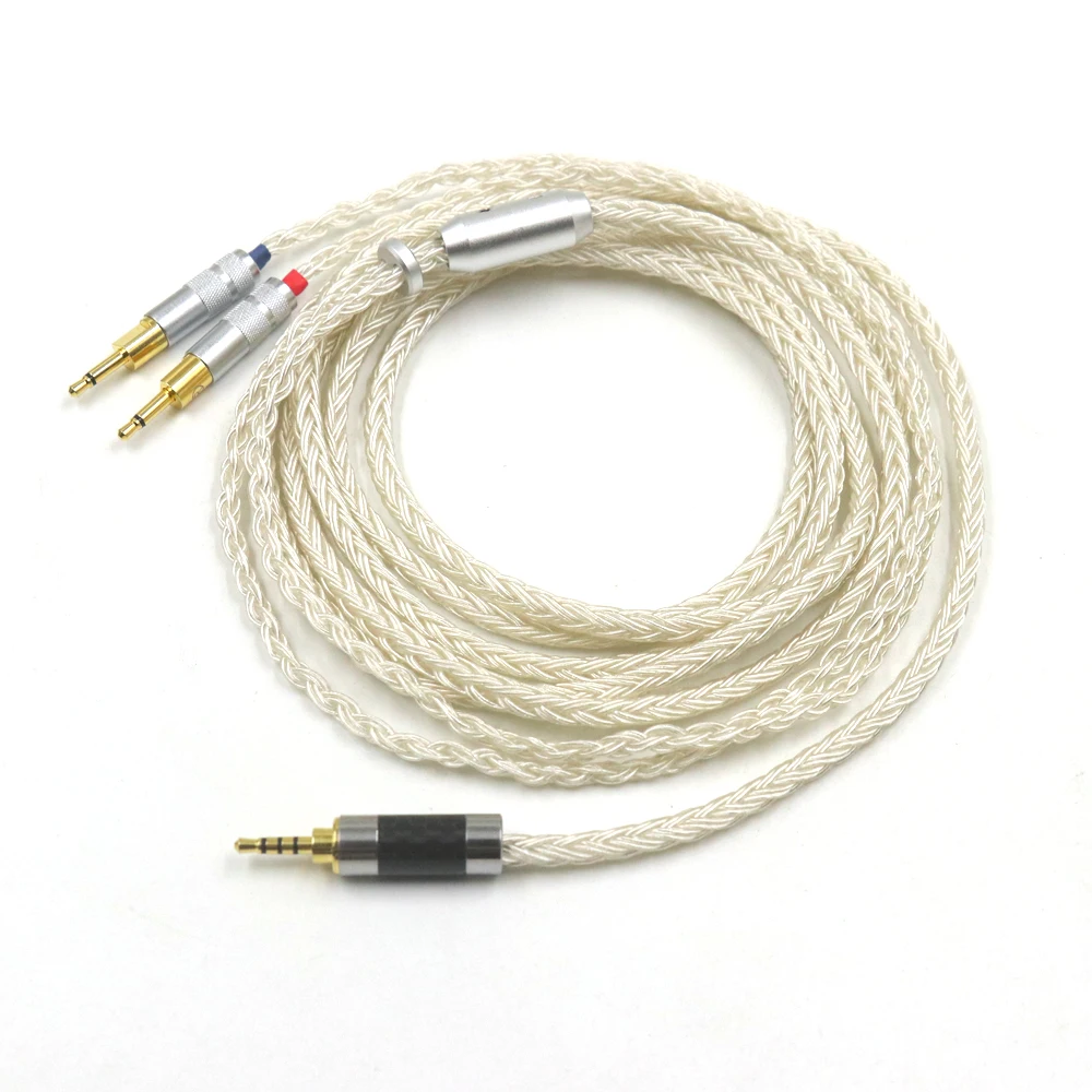 

Dual 2.5 mm 16 Cores Headphone Earphone Cable hifi cabl For hd700 sennheiser hd700 nw zx300a to Balance 3.5 XLR 4.4 male