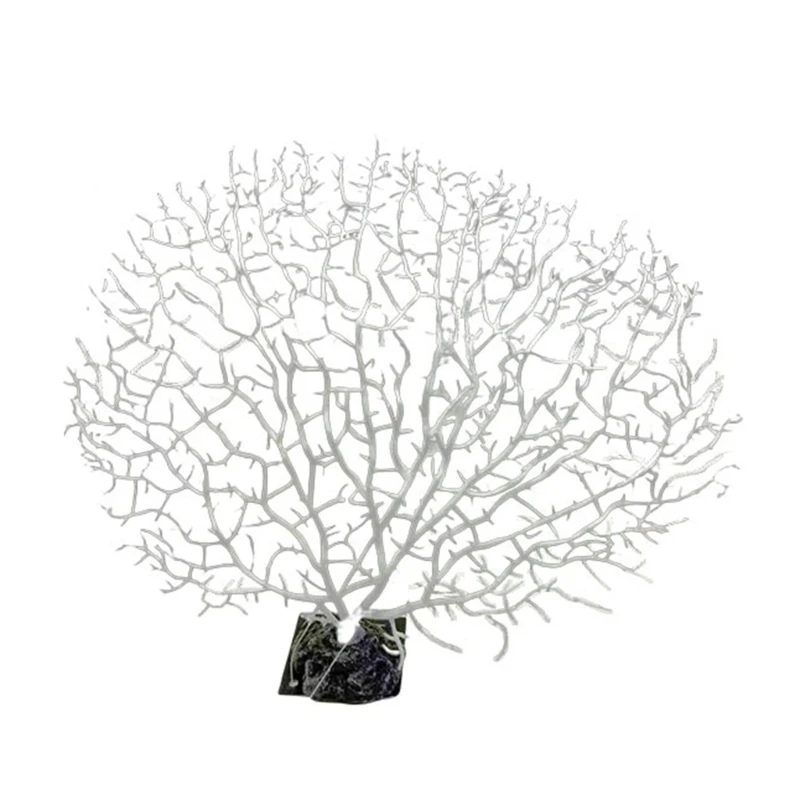 2024 New Faux Coral Reef Décor Artificial Coral Branch Décor Sea Fan Coral Decorations Aquariums Ornament Fish Tanks Landscape