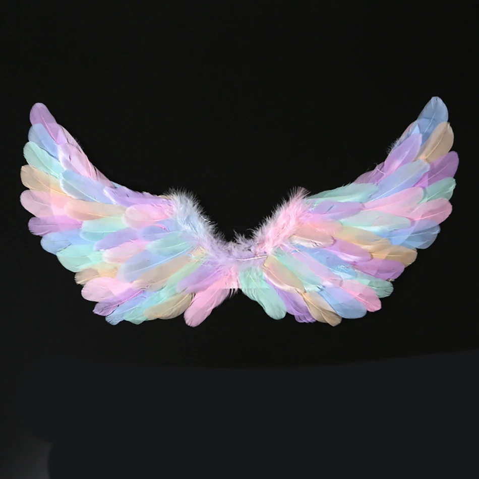 Children Angel Feather Wings Halloween Devil Wings for Stage Performances and Theatrical Shows Kids Accessories