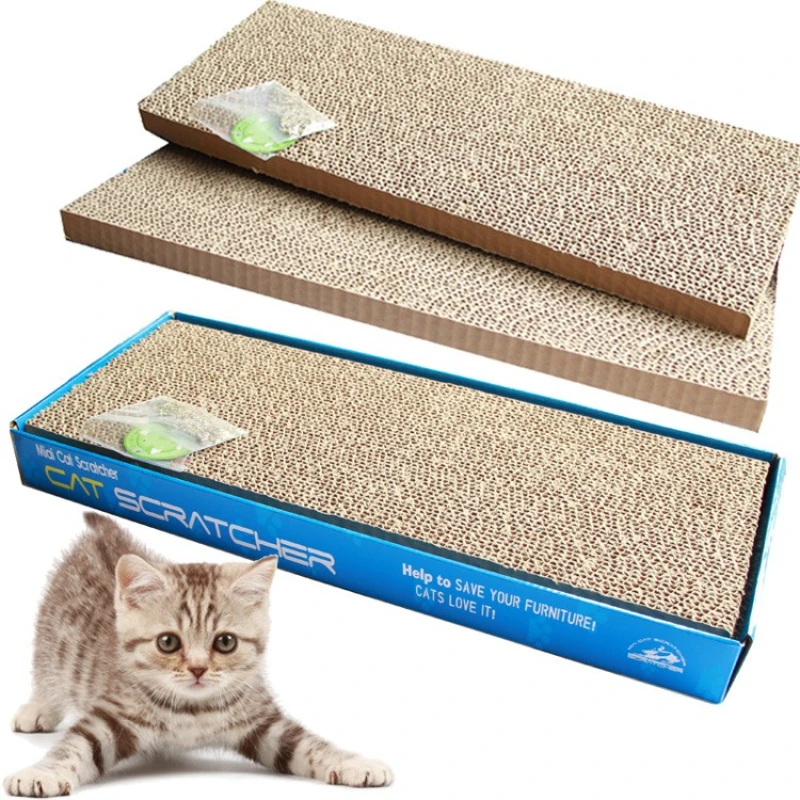 

Double-Sided Cat Scratching Board – Durable Corrugated Cardboard for Claw Care