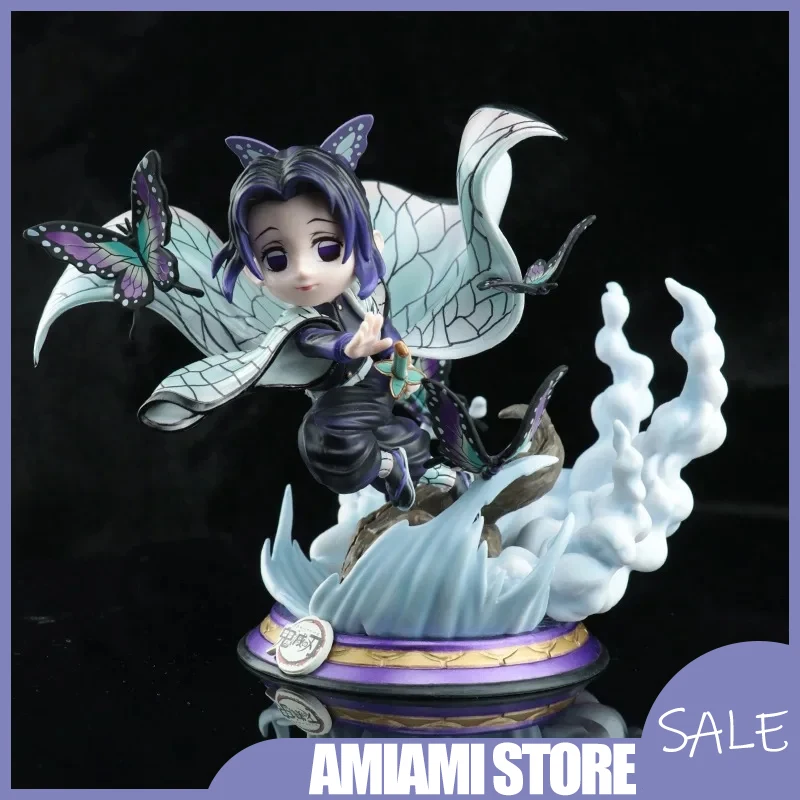 

17 см Demon Slayer аниме GK Cube Shinobu Kocho First Edition сцена статуя модель фигурка в штучной упаковке украшение для рабочего стола подарок для фанатов