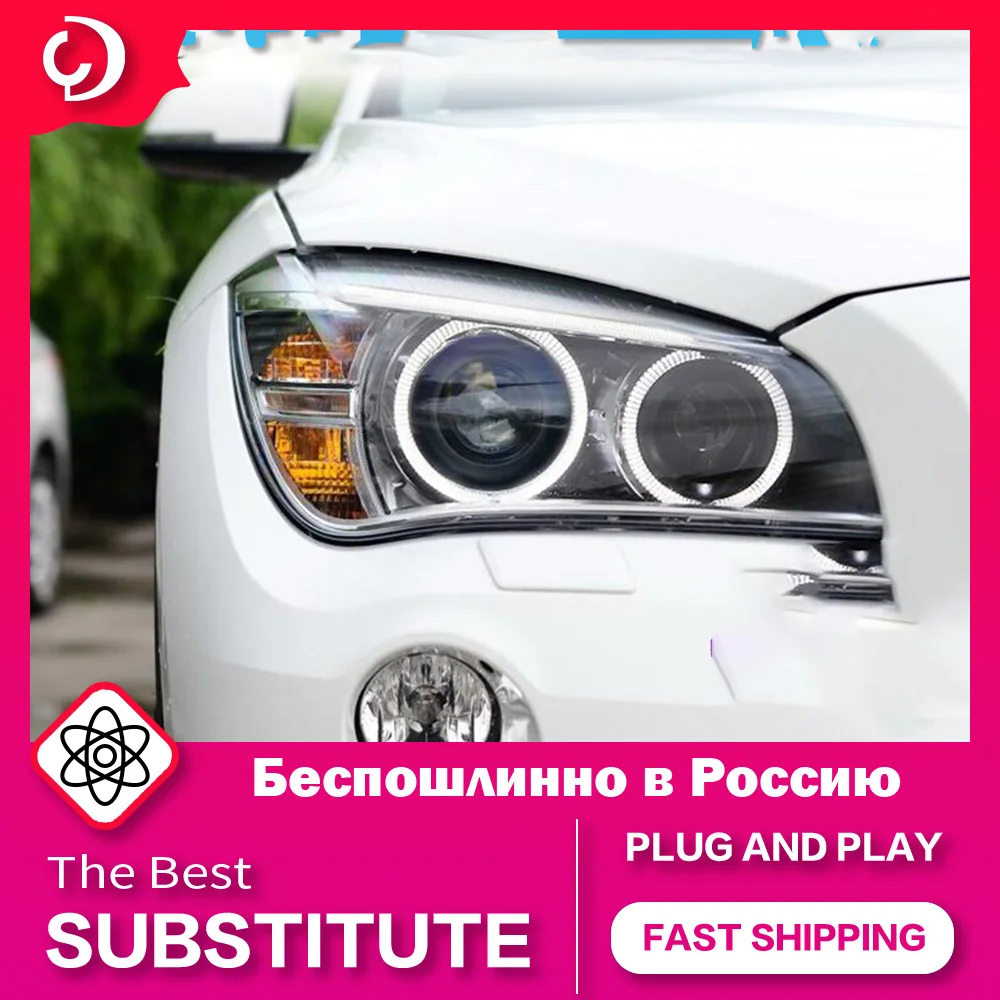 

AKD Car Styling Headlights for BMW X1 2011-2015 LED Headlight DRL Running Turn Signal Light Led Projector Auto Accessories