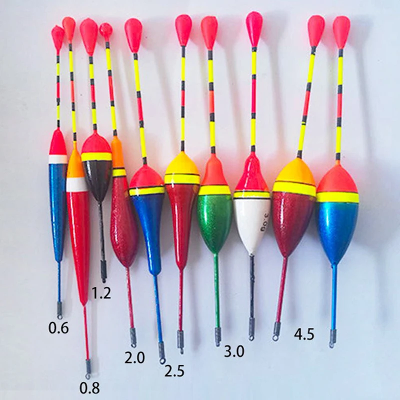1/5/10Pcs Fishing Floats Set Mix Size Color Foam Float Buoy Bobber For Fishing Accessories Fishing Gear Fishing Tackle