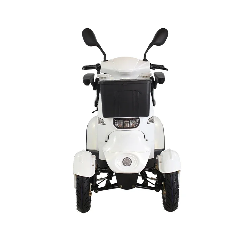 Factory price large storage basket outdoor travel 4 wheels mobility electric scooter for the elderly and disabled