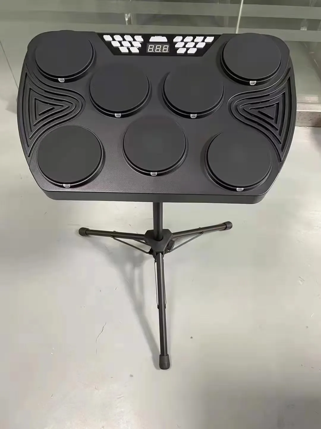Bass Drum Blue-tooth Portable Drum For Children Beginner Use Home Practice Beginner-level Percussionist Electronic Jazz Drum Set