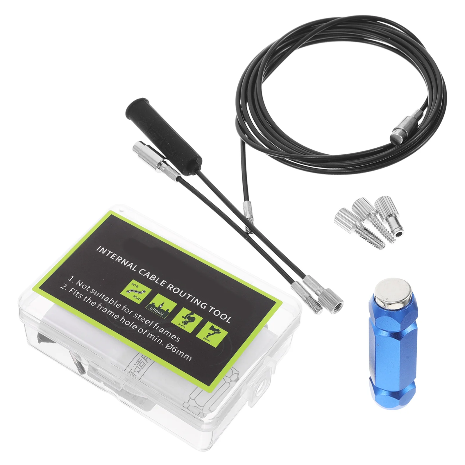 

1Set Bicycle Brake Tool Carbon Fiber Aluminum Alloy Internal Cable Routing Guide Efficient Maintenance for Mountain Road Bike