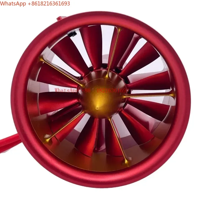 New Arriva 70mm All Metal Violent Ducted Fan Front And Rear Propeller Set, 12 Blade Ducted Vortex Jet Fan Related Accessories