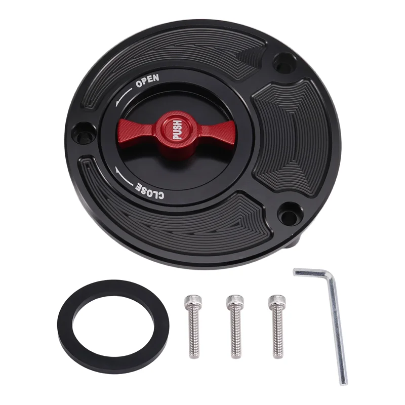 

A20K-For Ducati 748/916/996/998/848/1098S/R/EVO Racing Quick Release Rotate Aluminum Fuel Gas Tank Cover Oil Cap