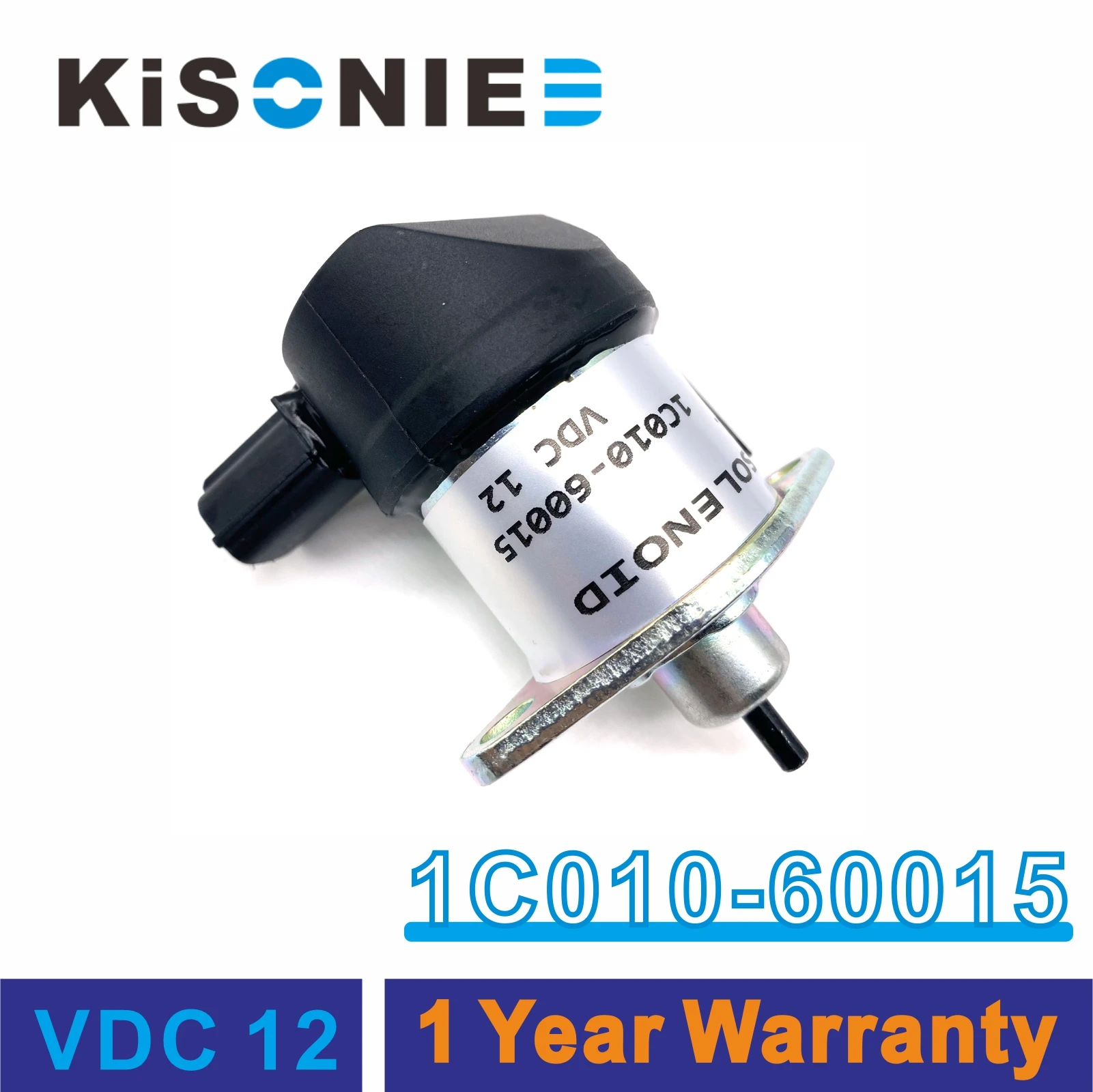 

1C010-60015 Fuel Shut Off Solenoid 1C010-60016 1C010-60017 1C010-60010 1C010-60013 1C010-60014 for Kubota V3300 V3600 12VDC