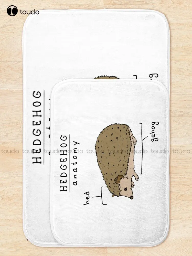 Hedgehog Anatomy, Hed And Gehog Bath Mat Movies Bathroom Rugs Mat Bath Rugs For Shower