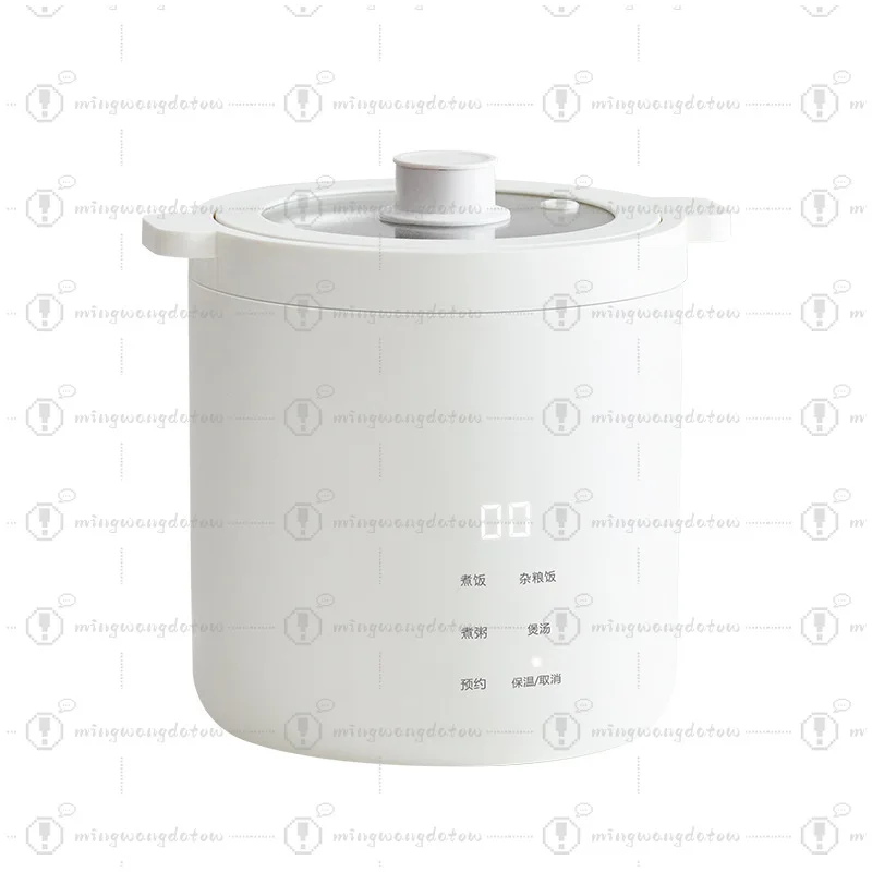 Multifunctional Mini Electric Rice Cooker Steamer Small Capacity Non-stick Pot For Porridge Soup Stewing Noodle Making Kitchen