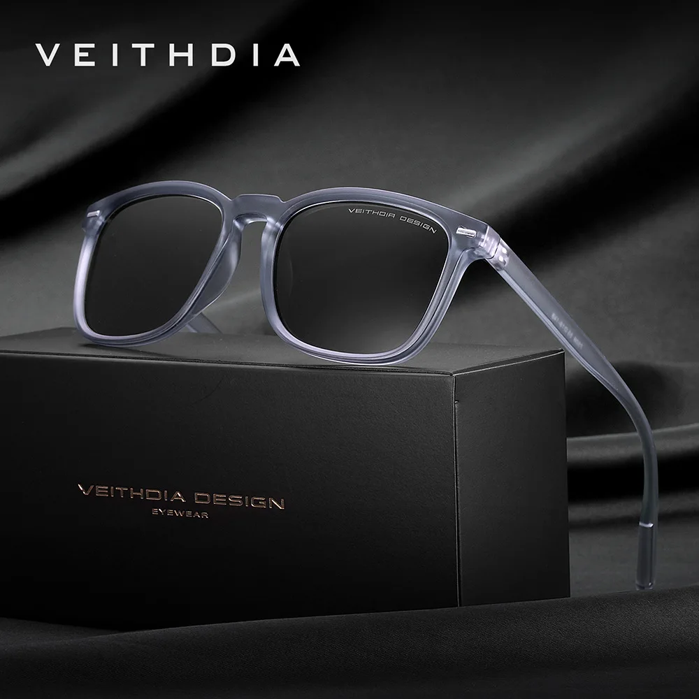 

VEITHDIA Fashion Vintage Polarized Sunglasses for Men and Women for UV400 Protection New Style of Photochromic Sun Glasses 7508