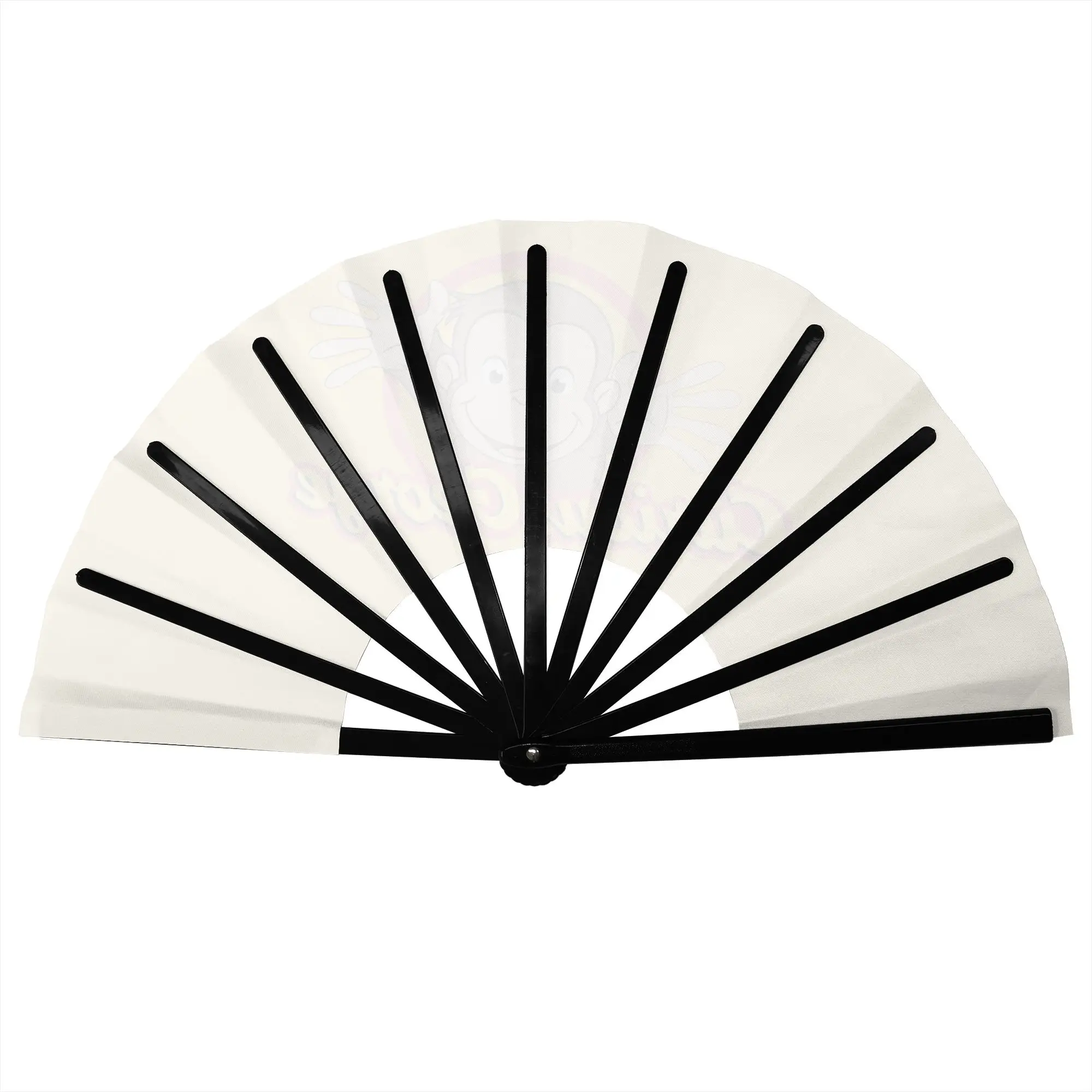 C-Curious Cartoon G-Georges Traditional Folding Fan Oriental Art  High-Quality Fans Gift Classic Decorative Hand Fan