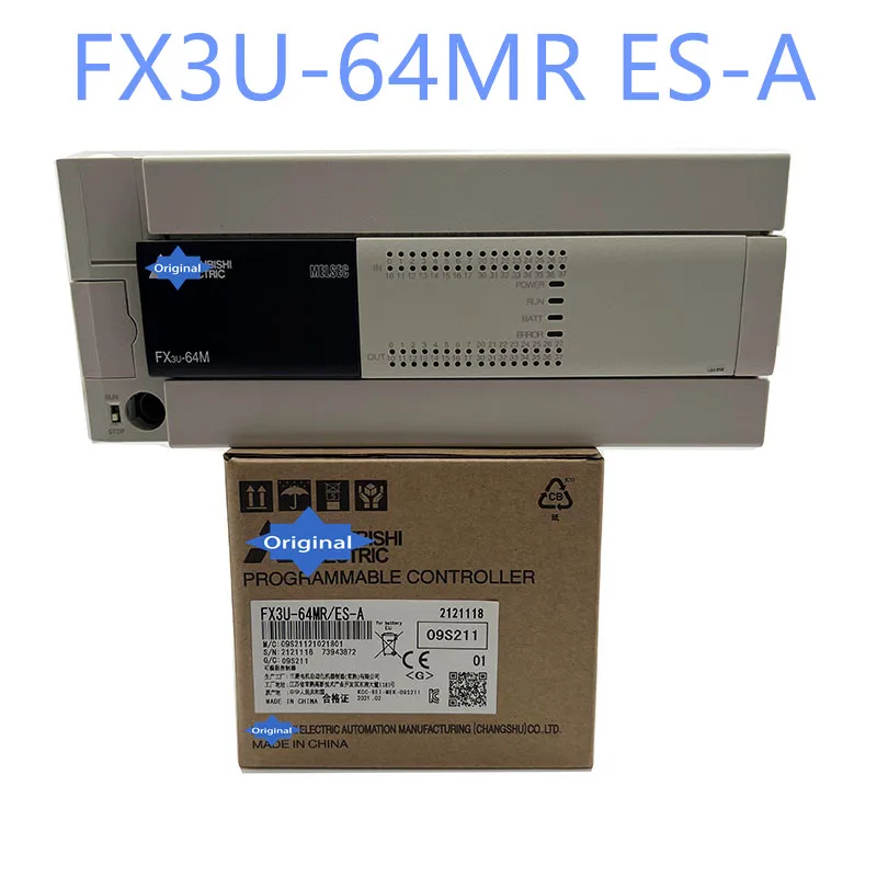 New original FX3U-128MR ES-A FX3U-128MT ES-A FX3U-80MR ES-A FX3U-80MT  64MR 64MT Official Warranty 2 Years