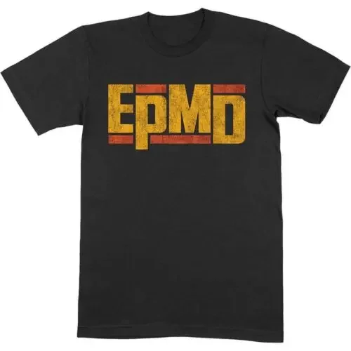 

Epmd состаренная Классическая футболка с логотипом, Черная Новинка