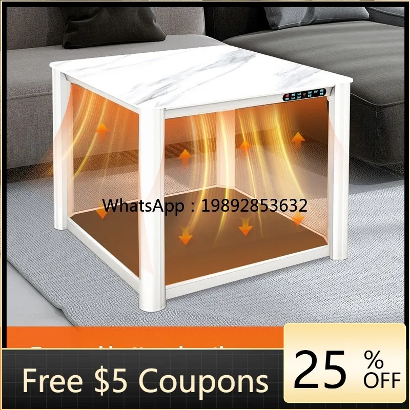 

ZZ New Model Home Electric Heating Table Warmer Electric Stove Table Electric Heater Four-Sided Square