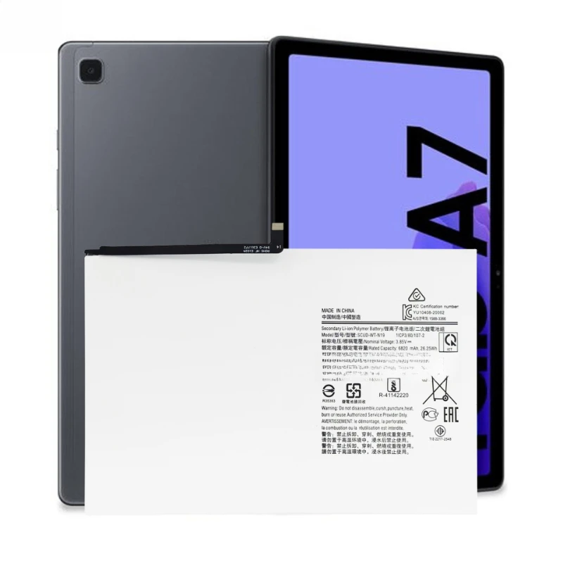 SCUD-WT-N19 Battery for Samsung Galaxy Tab A7 10.4 (2020) SM-T500 SM-T505 T505N Replacement Repair Part Tablet 3.85V 7040mAh