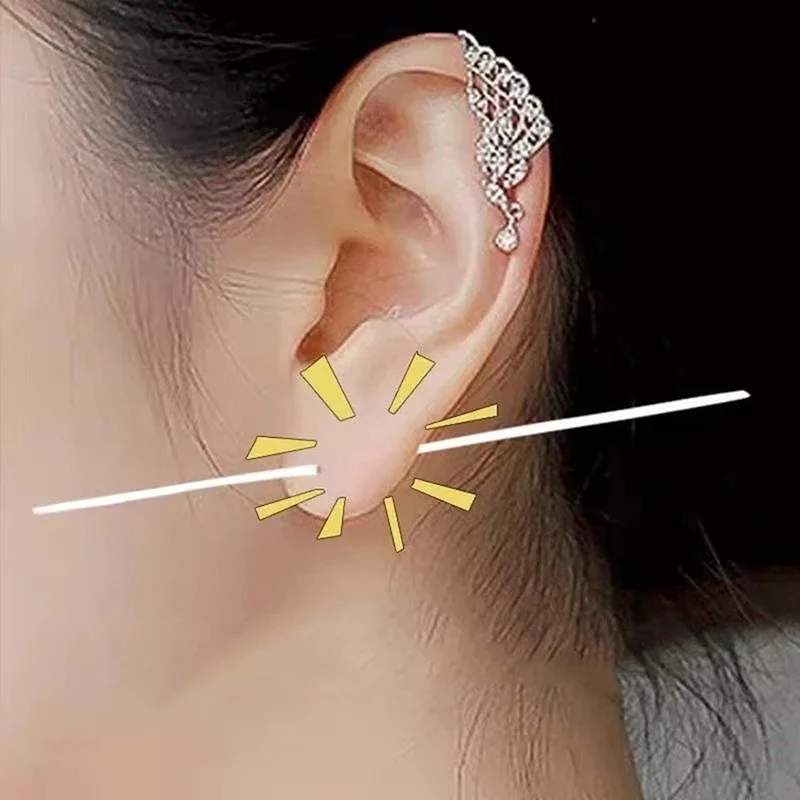 60 pçs brincos descartáveis buraco linha de papel limpo para remover odor sujeira orelha piercing limpeza eficaz ferramenta mais limpa buraco orelha