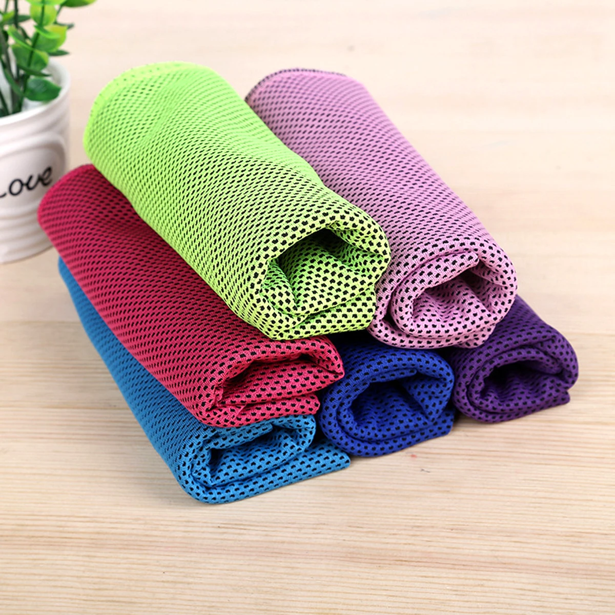 

Cooling Towel Sports Fitness Gym Yoga Travel Relief Quick Dry Absorbent Easy Clean Outdoor Activities Heatstroke
