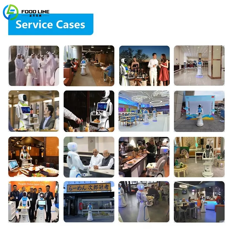 Customized Smart Restaurant Delivery Robot High-Load Arm Obstacle Avoidance Sensor HD Touch Screen Device