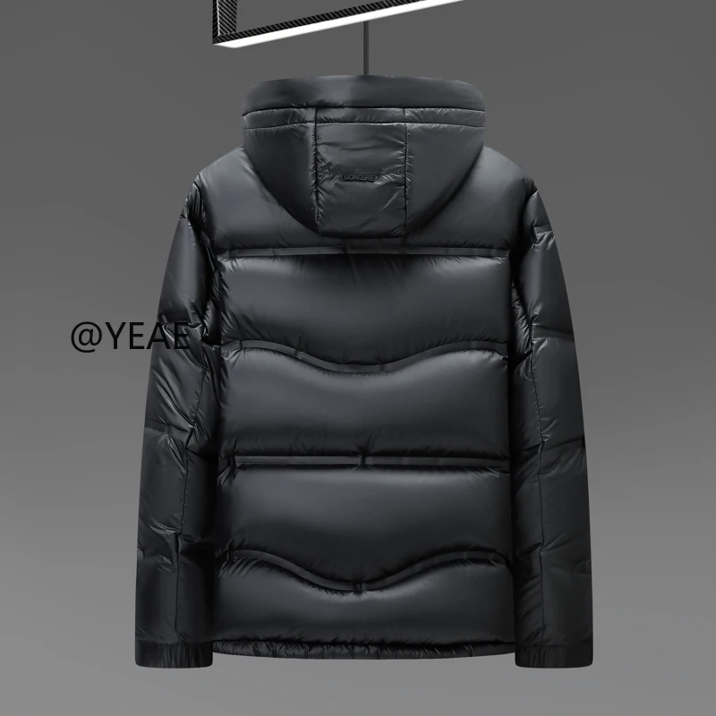 YEAE Black Gold Graphene Lightweight Down Jacket for Men Designer Clothes Men Duck Down Padding Men's Padded Jacket Winter Coat