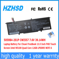 5059B4-2S1P CWI557 7.6V 39.14WH Laptop Battery For Chuwi FreeBook 13.5 Inch FHD Touch   Screen Intel N5100 Quad Core 12GB LPDDR5