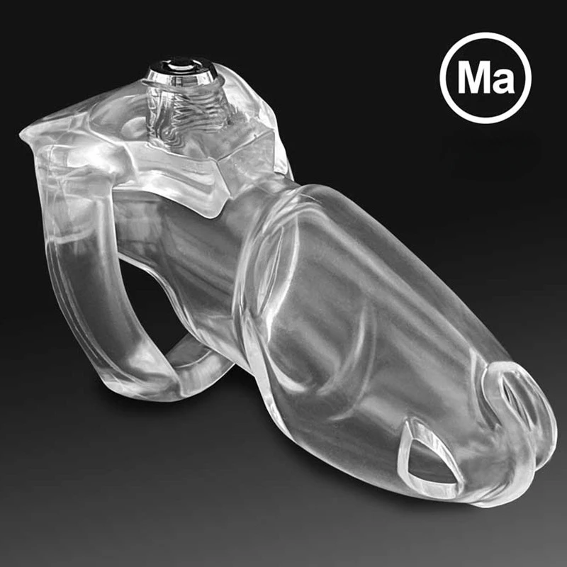 New HT-V5 Chastity Lock Male Resin Chastity Device Separation Lock 5 Cock Ring BDSM Bondage Penis Ring Cock Cage SexToys For Men