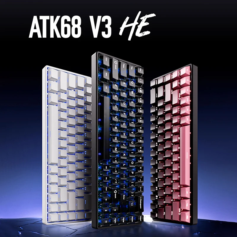 Atk 68 V3 Gaming Magnetic Switch Keyboard, Full Aluminum, Low Latency, Customizable High-End Mechanical Keyboard, Gift For Boys