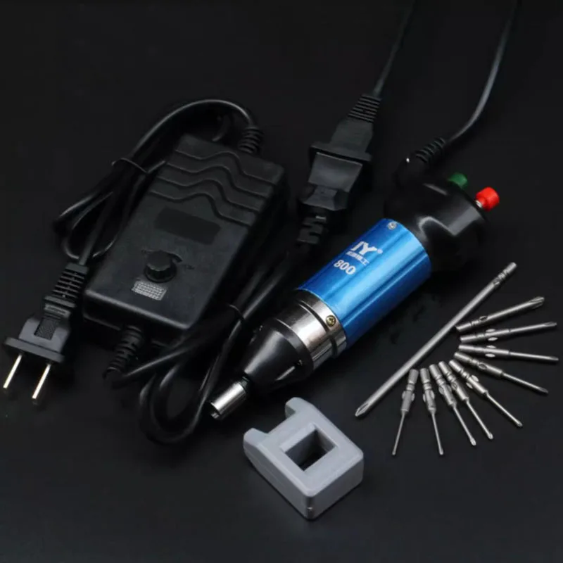 Mini Electric Screwdriver，AC 220V Direct Plug-in Electric Screwdriver, Variable Speed Electric Screwdriver