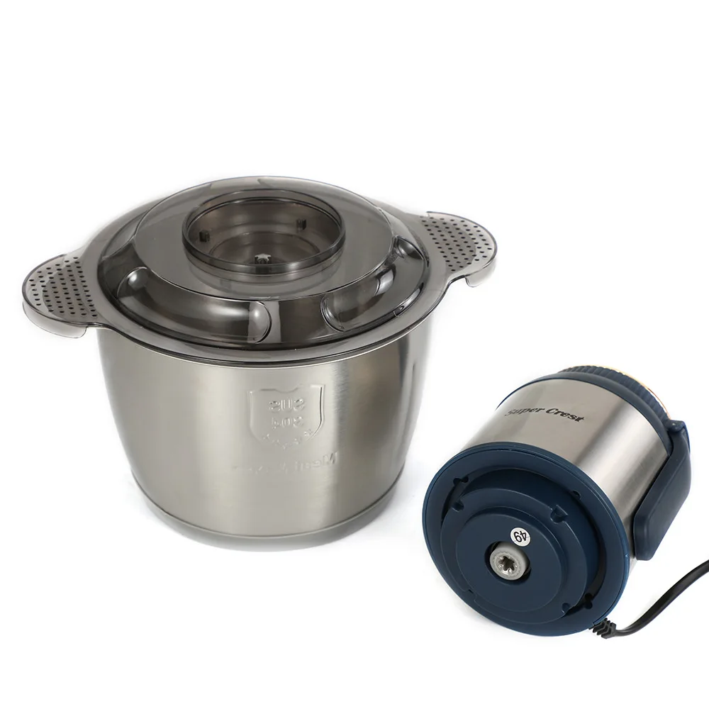 مطحنة خضروات منزلية جديدة متعددة الوظائف من الفولاذ المقاوم للصدأ، ماكينة طهي الطعام التكميلي الكهربائية، خلاط