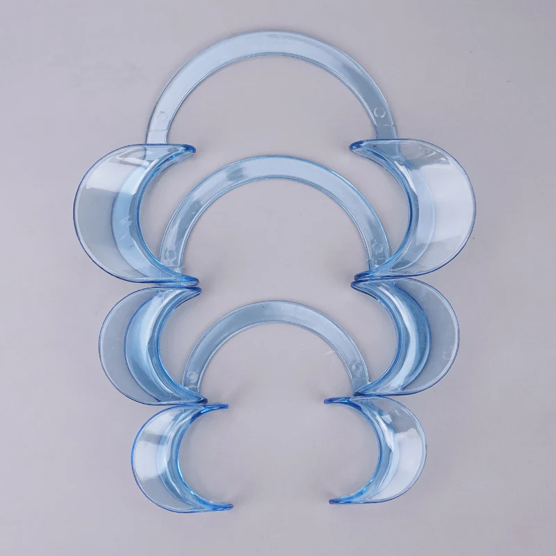 

3pcs C Shape Dental Mouth Opener Intraoral Soft Plastic Cheek Lip Retractor Orthodontic Dentistry Tool Mouth Expander