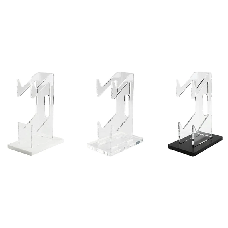 Acrylic Game Controller Holder  Game Handle Desk Display Stand For Home Storage Supplies Game Room Supplies Black