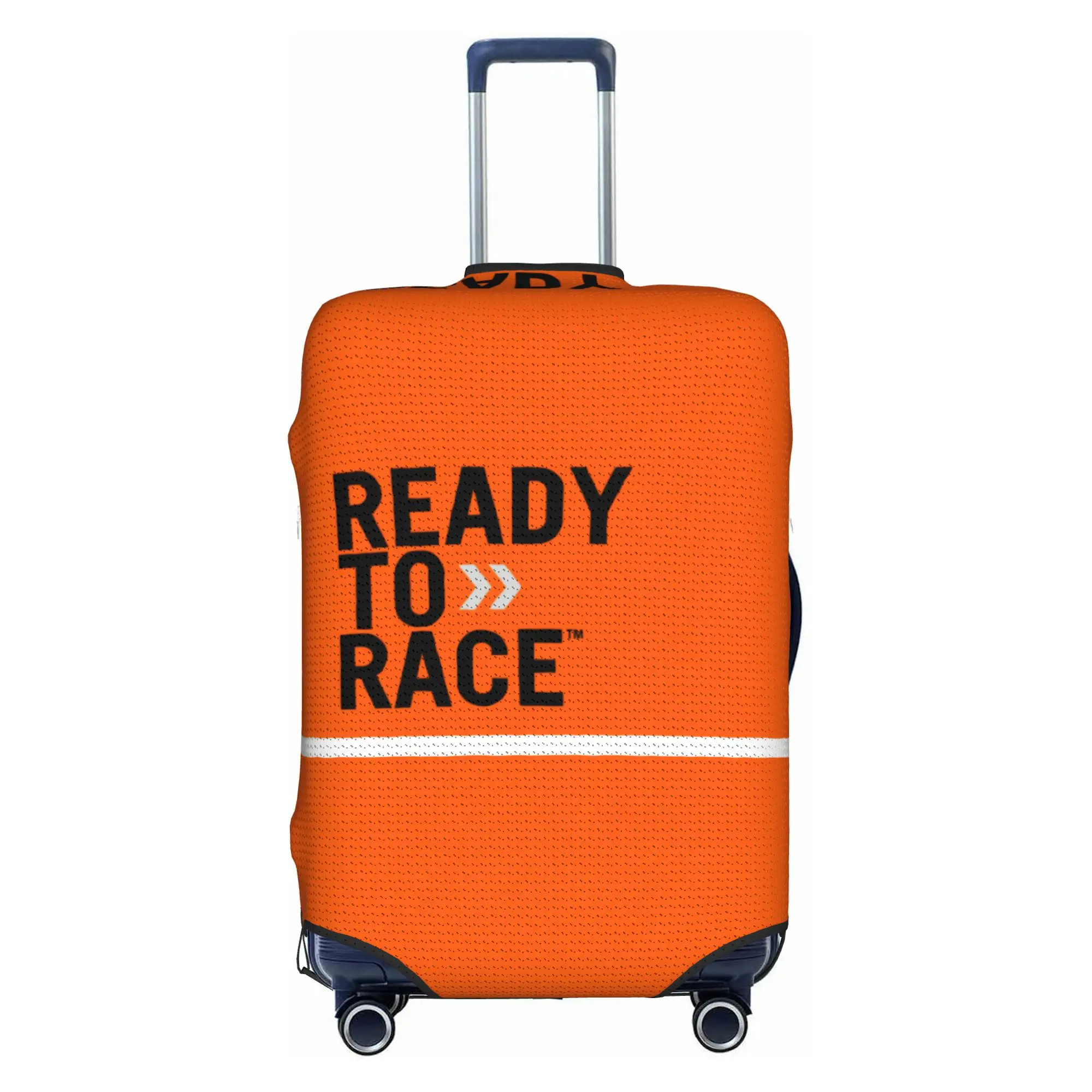 Ready To Race Logo Luggage Cover Elastic Motorcycle Rider Racing Sport Travel Suitcase Protective Covers Suit For 18-32 inch