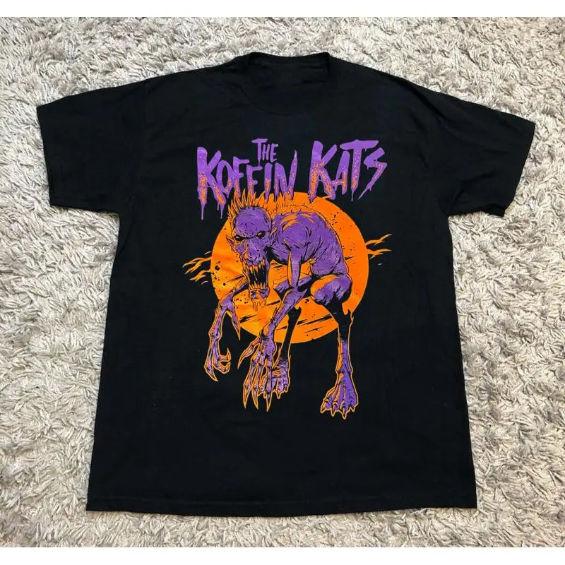 

Koffin Kats Chupacabra Band Black T Shirt AM536