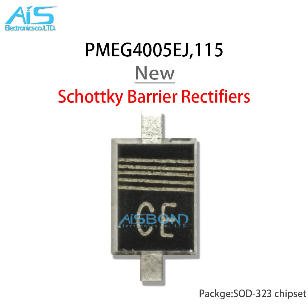 10Pcs/Lot New PMEG4005EJ PMEG4005EJ,115 Marking CE SOD-323 0.5A Schottky barrier rectifiers