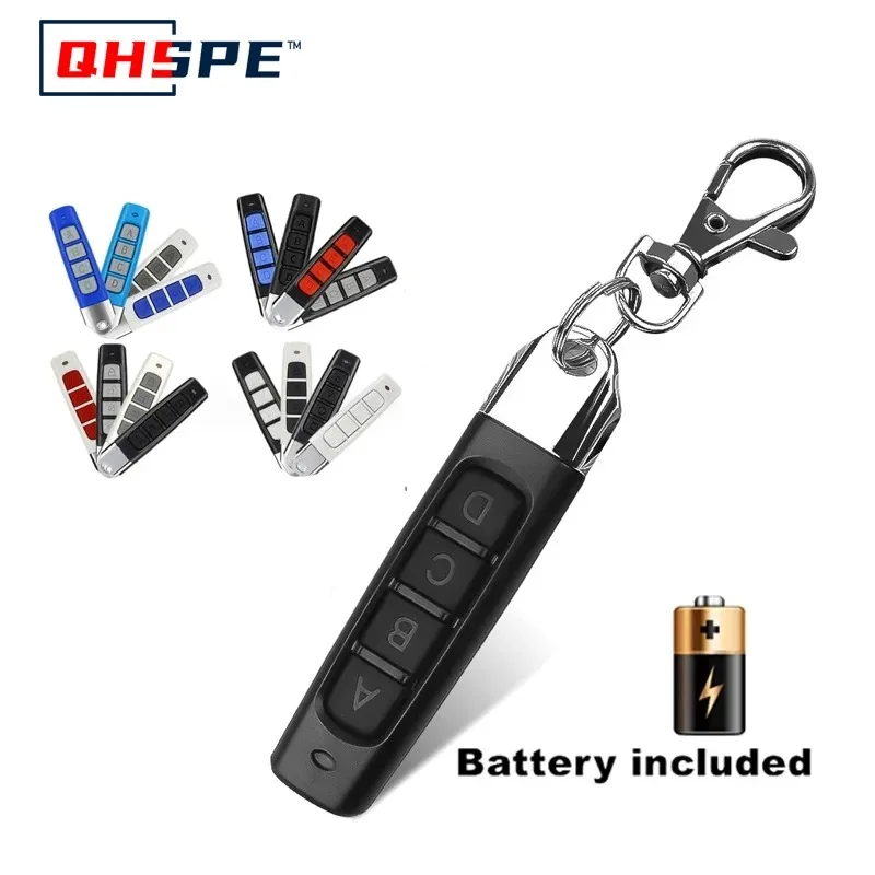 High Compatibility 433MHZ Auto 4-Channel Copy Remote Control Garage Door Opener Car Key Duplicator Universal Code Cloner Remote