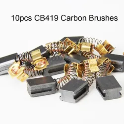 10pcs Electric Motors Carbon Brushes For CB406 CB407 CB418 CB419 191962-4 HR2432 Super Graphite Brushes Power Tool