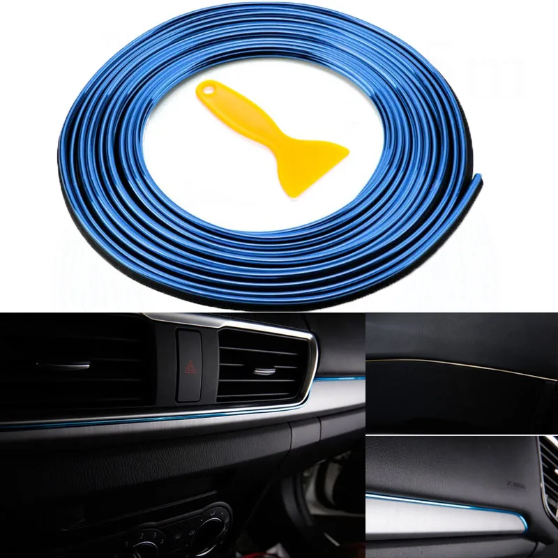 Car Styling Interior Decoration Strips Moulding Trim for BMW 760Li 320d 135i 335is Scooter Gran E36 F30