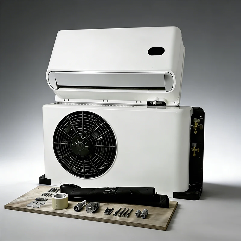 

New Model 24V 12V Electric Truck Air Conditioner & Cooler for Car/RV Parking Retrofit/Upgrade Factory Wholesale