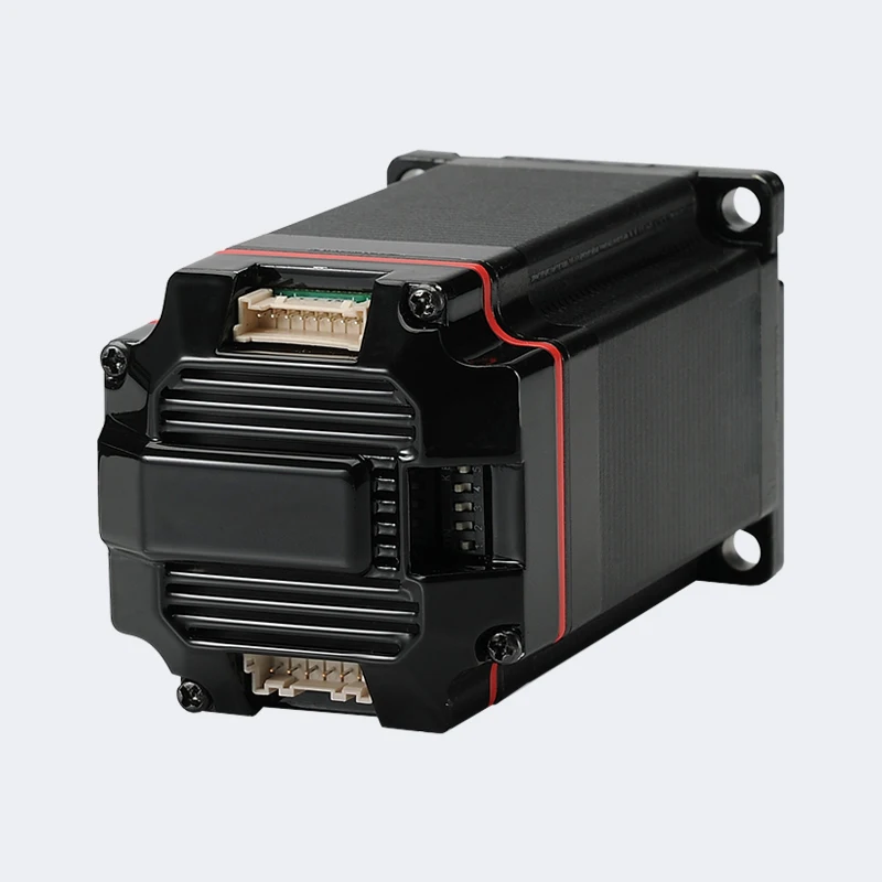 PrimoPal Industrial Closed-loop Rs485 All in One Stepper Motor Ip67 24V 2.2~3.0N.m Modbus NEMA24 Integrated Stepper Motor