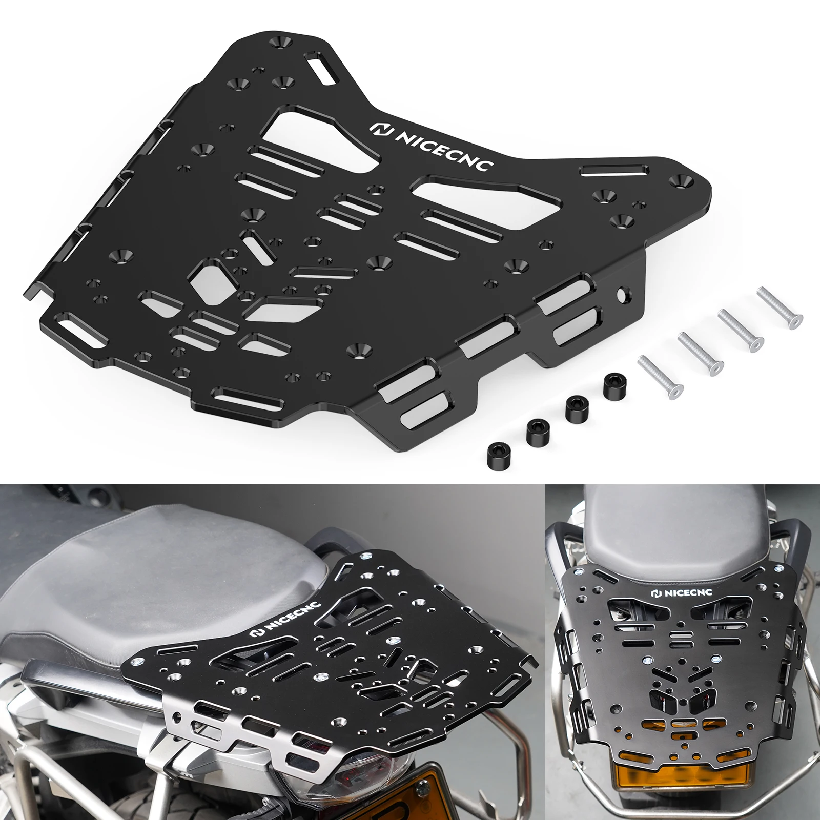 

Motorcycle Luggage Rack for BMW R1250GS 2019-2023 R1250 GS Topcase Mount Plate Rackless Bags Bracket for BMW R1200GS 2012-2018