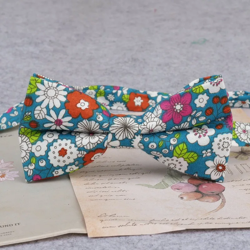 Marke Neue Männer Mode Retro Blume Drucken Bogen Krawatten Für Mann Casual Schule Jungen Katzen Muster Neck Tragen Bowtie Zubehör schmetterling – Detail 30