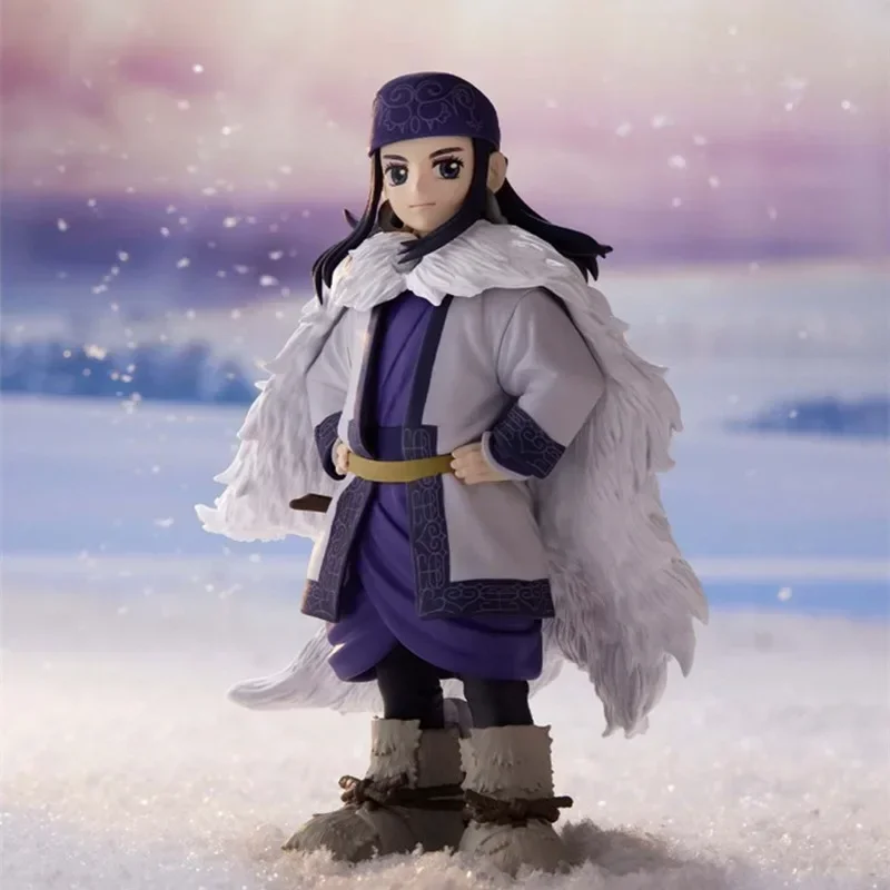 متوفر في المخزون BB Bandai Golden Kamuy Asirpa 11 سنتيمتر الأصلي حقيقية أنيمي الشكل البلاستيكية نموذج تحصيل لعب للأولاد