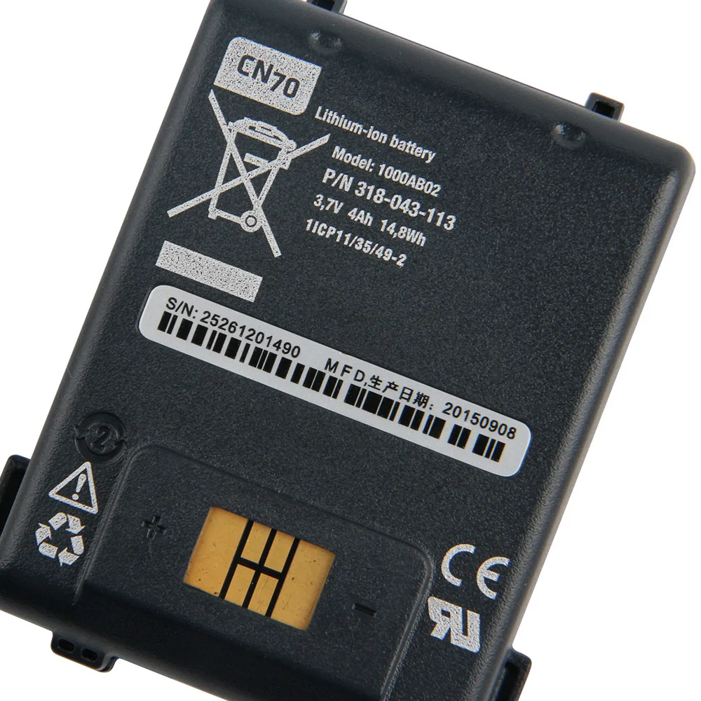 Original Replacement Battery 1000AB02 For Intermec Honeywell CN70E CN70 318-043-033 Handheld Computer Battery 4000mAh