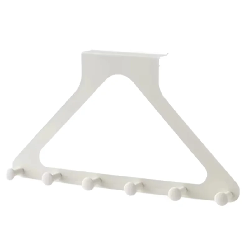 ABVA-Triangular Door Hook Wall Mounted, Punchfree, Traceless Hanger For Coats, Hats, Bags, And More